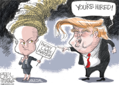 TRUMP AND DOLEZAL  by Pat Bagley