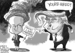 TRUMP AND DOLEZAL by Pat Bagley