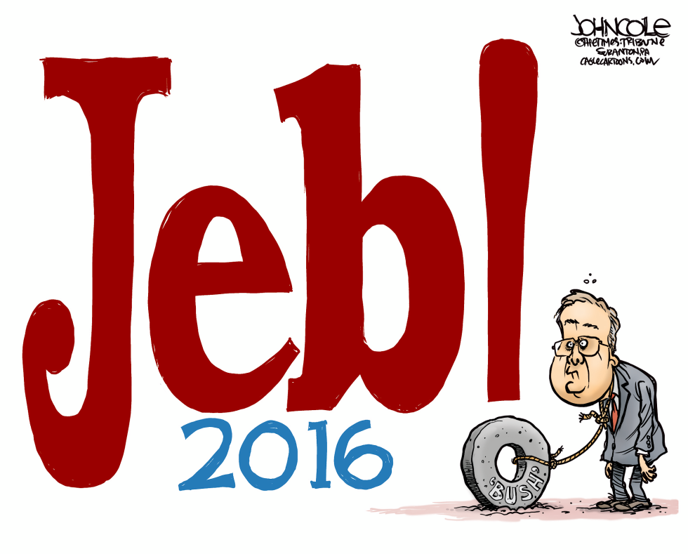 Jeb Bush millstone COLOR