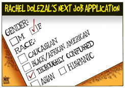 RACHEL DOLEZAL,  by Randy Bish