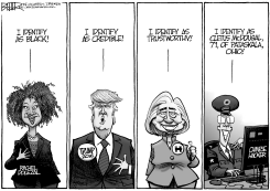 AMERICAN IDENTITIES by Nate Beeler