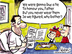 DADS DAY by Steve Nease