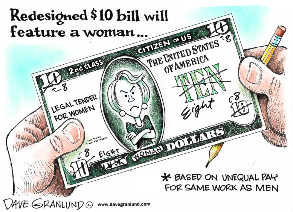 Woman on 10 bill