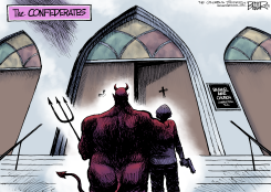 EVIL IN CHARLESTON  by Nate Beeler