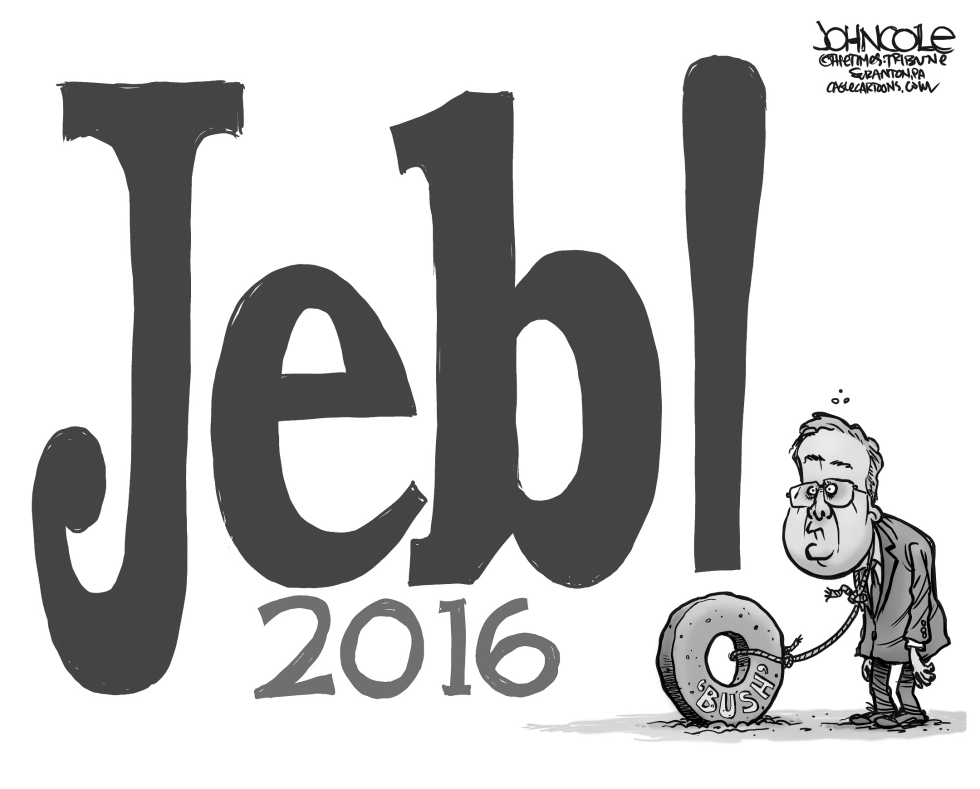  LA PIEDRA DE MOLINO DE JEB BUSH by John Cole