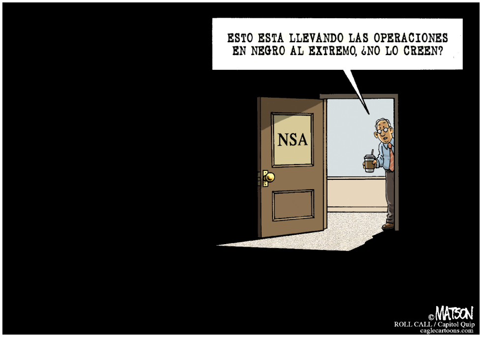 NSA opera en lo oscuridad / COLOR