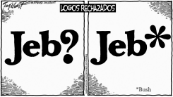 LOGO DE JEB BUSH by Bob Englehart