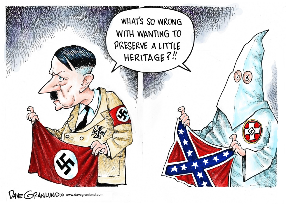  CONFEDERATE FLAG AND HERITAGE by Dave Granlund