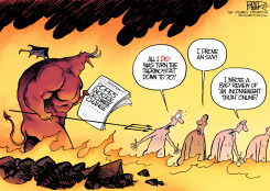 CLIMATE CHANGE SINS  by Nate Beeler