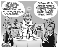 CHEZ CATHOLIC BW by John Cole