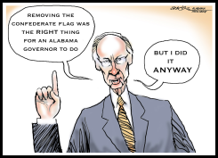 ALABAMA REMOVES CONFEDERATE FLAGS by J.D. Crowe