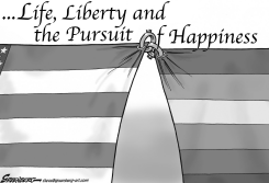 PURSUIT OF HAPPINESS BW by Steve Greenberg