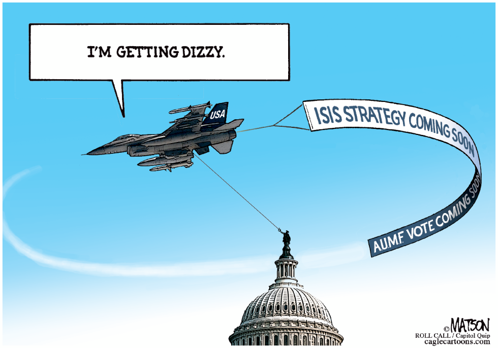 Waiting for ISIS War Authorization Vote-COLOR