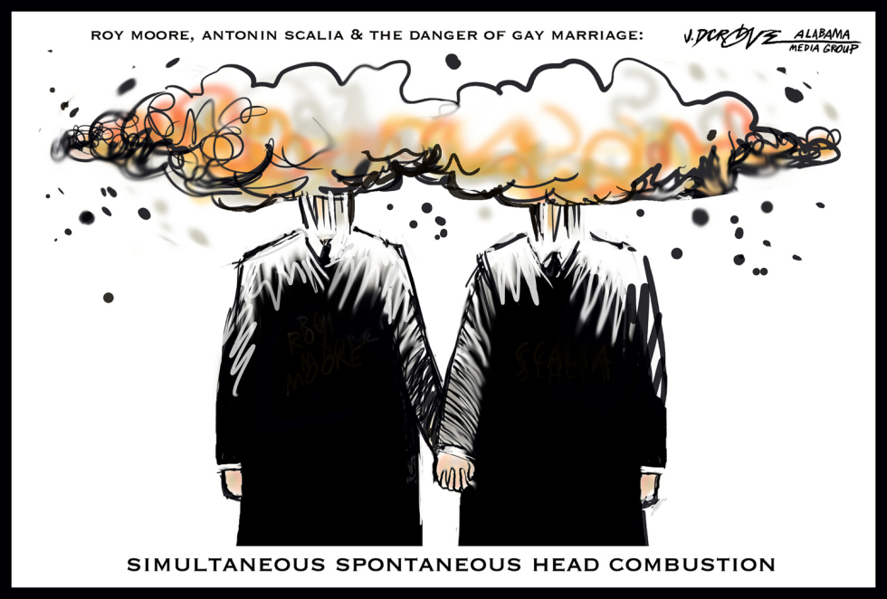 Roy Moore/Antonin Scalia heads explode