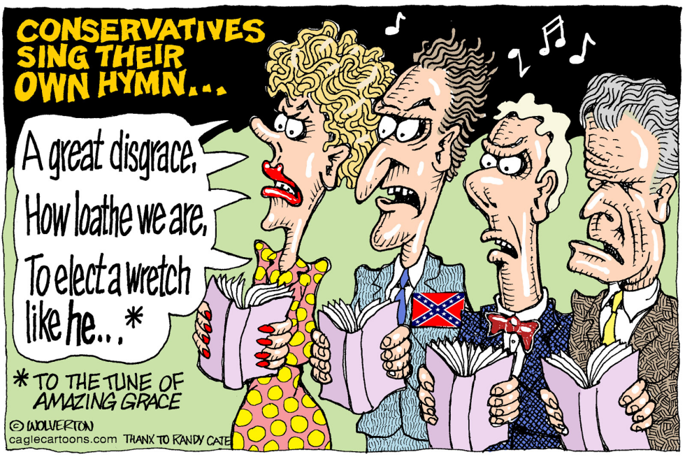 Conservatives Sing Their Own Hymn COLOR