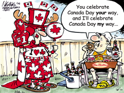 CANADA DAY by Steve Nease