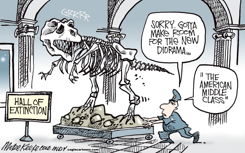 EXTINCTION  by Mike Keefe