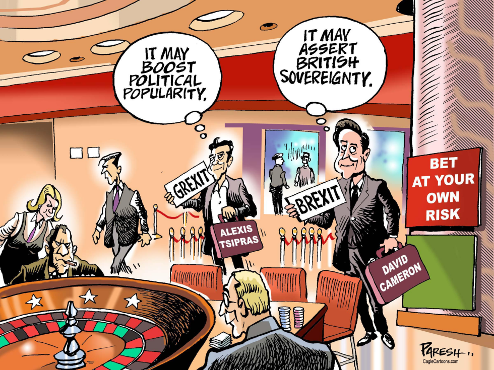 Betting on Grexit, Brexit
