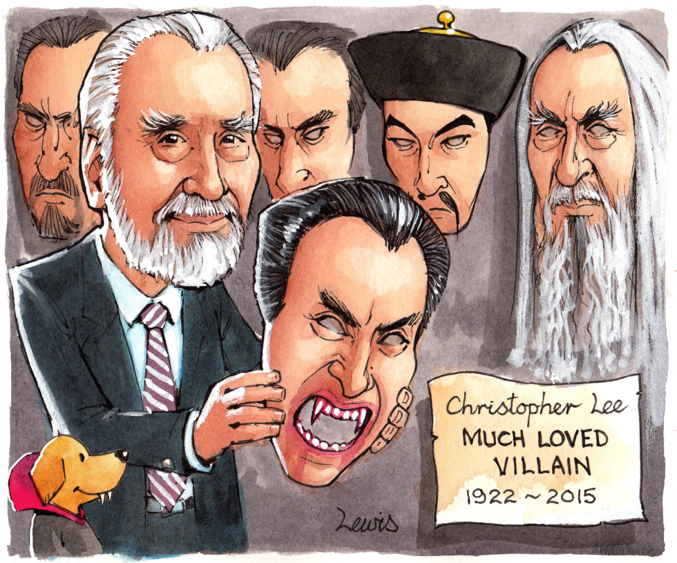 Christopher Lee unmasked