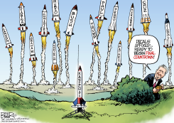 THE 2016 LAUNCH  by Nate Beeler