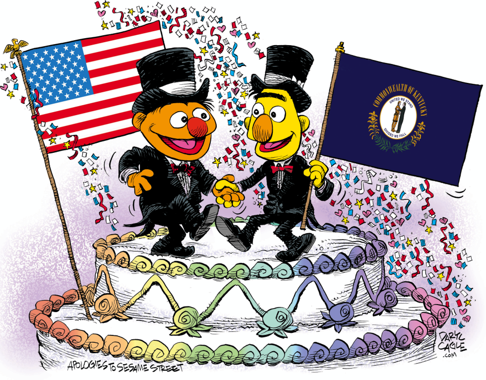  KENTUCKY MARRIAGE EQUALITY CELEBRATION by Daryl Cagle