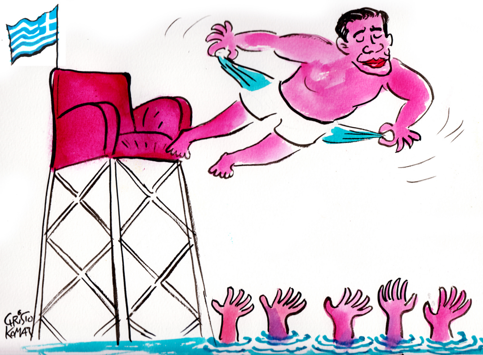 Tsipras the Lifeguard