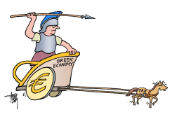 GREEK DON'T PAY TAX by Arend Van Dam