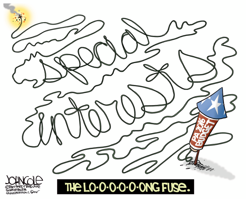 LOCAL PA -- State budget process COLOR