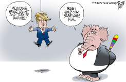 TRUMP BASHING by Bruce Plante