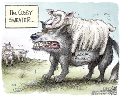 BILL COSBY ADMISSION  by Adam Zyglis