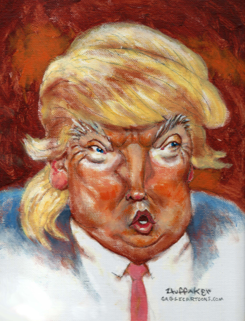DONALD TRUMP by Sandy Huffaker