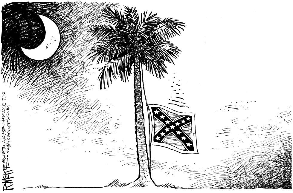  BANDERA DE SOUTH CAROLINA by Rick McKee