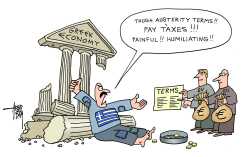 TOUGH AUSTERITY TERMS by Arend Van Dam