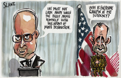 BUSH IS A BULLY by Chris Slane