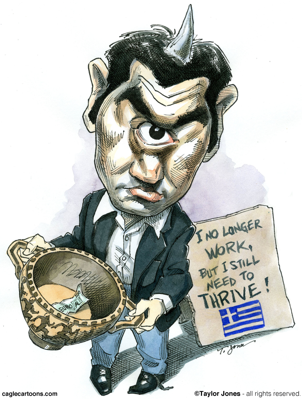  ALEXIS TSIPRAS  by Taylor Jones