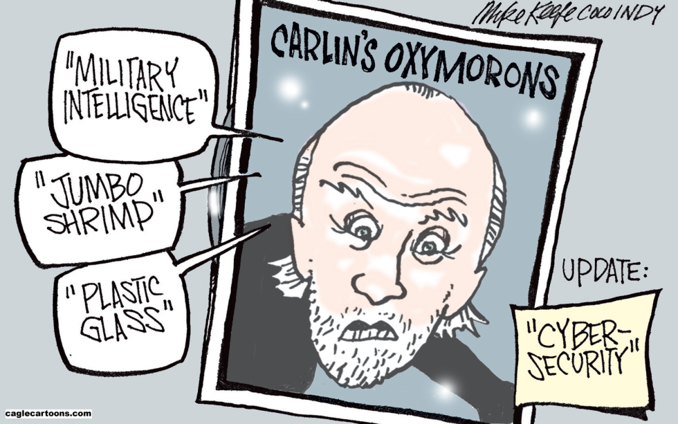  OXYMORONS by Mike Keefe