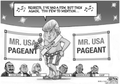DONALD TRUMP IS MR USA by R.J. Matson