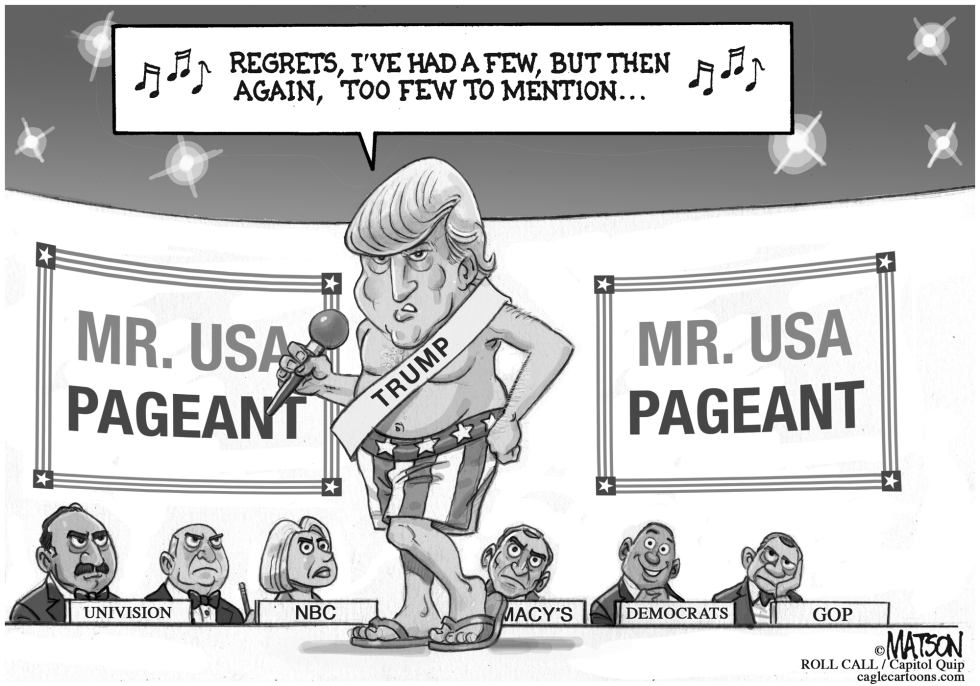  DONALD TRUMP IS MR USA by RJ Matson