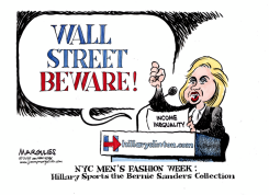 HILLARY AND INCOME INEQUALITY by Jimmy Margulies