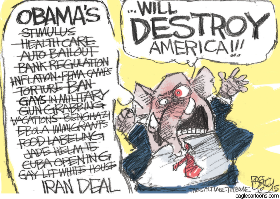  FULL OF SOUND AND FURY by Pat Bagley