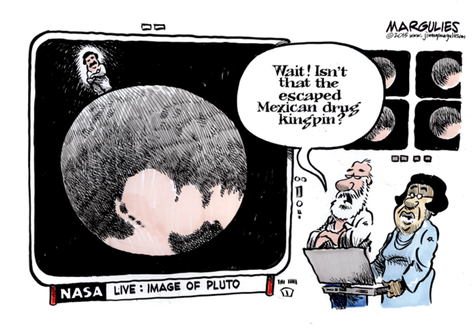 El Chapo escaped Mexican drug lord color