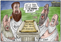 EVEN HARD FOR GREEK PHILOSOPHERS by Brian Adcock