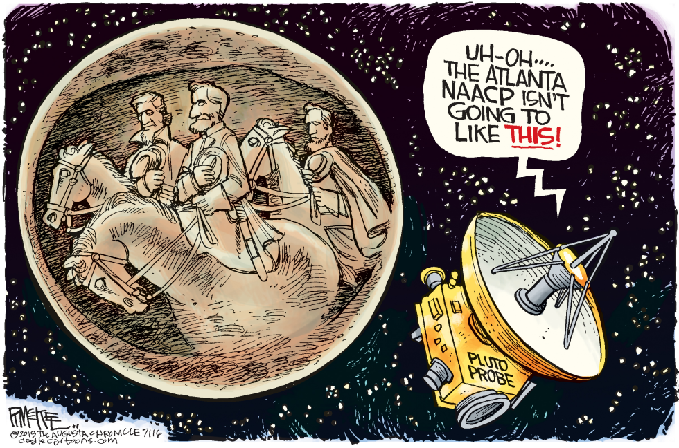  STONE MOUNTAIN PLUTO by Rick McKee