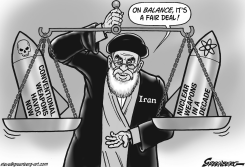 NUCLEAR DEAL BALANCE BW by Steve Greenberg