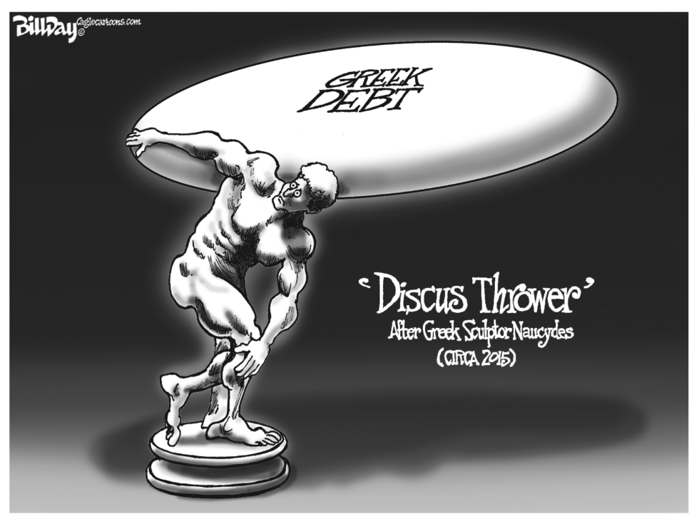  DISCUS THROWER by Bill Day