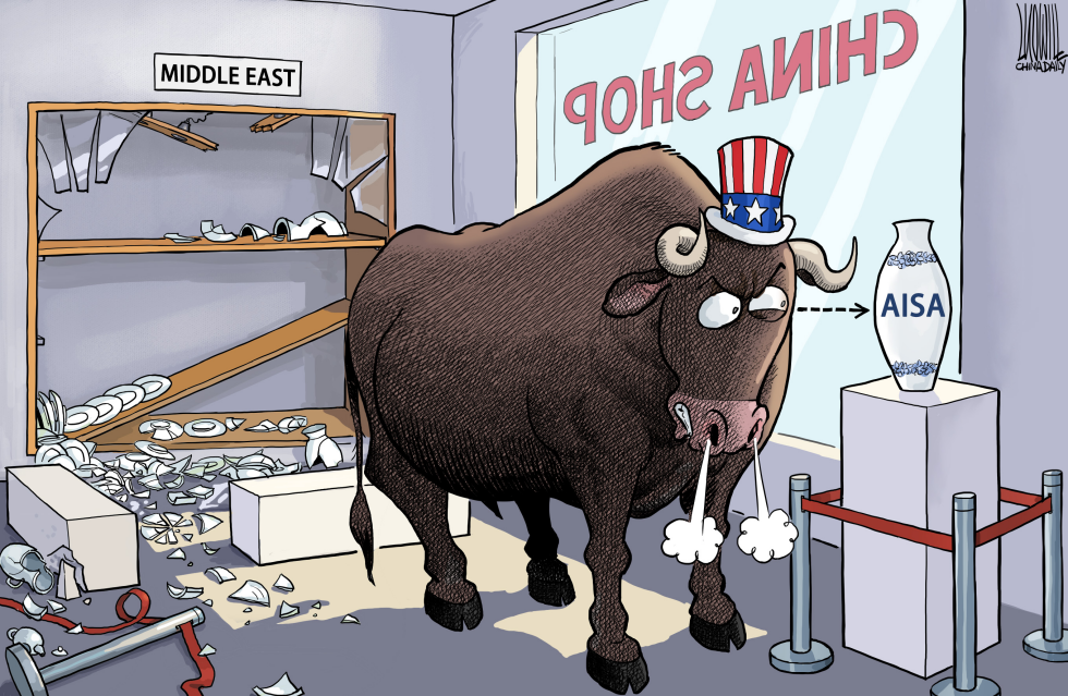 USA Bull in the China shop
