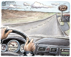 GAS TAX  by Adam Zyglis