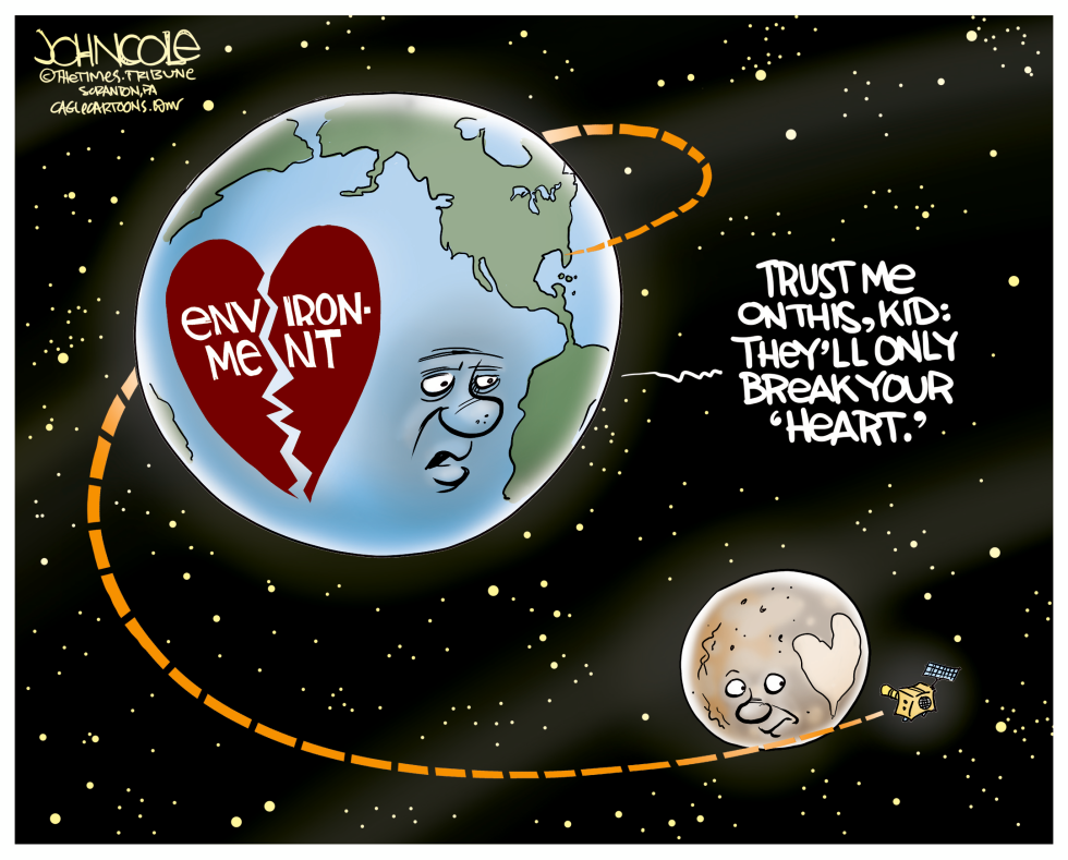  PLUTO'S HEART by John Cole