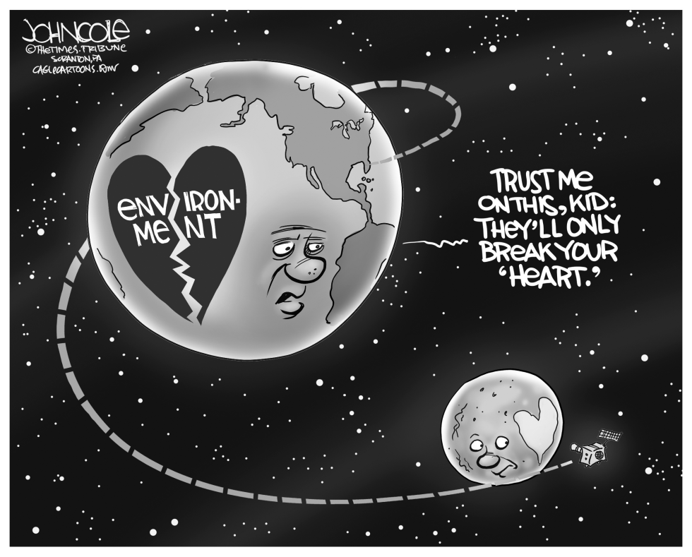 Pluto's heart BW