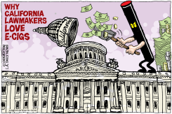 LOCAL-CA BIG TOBACCO BUYS LAWMAKERS  by Monte Wolverton
